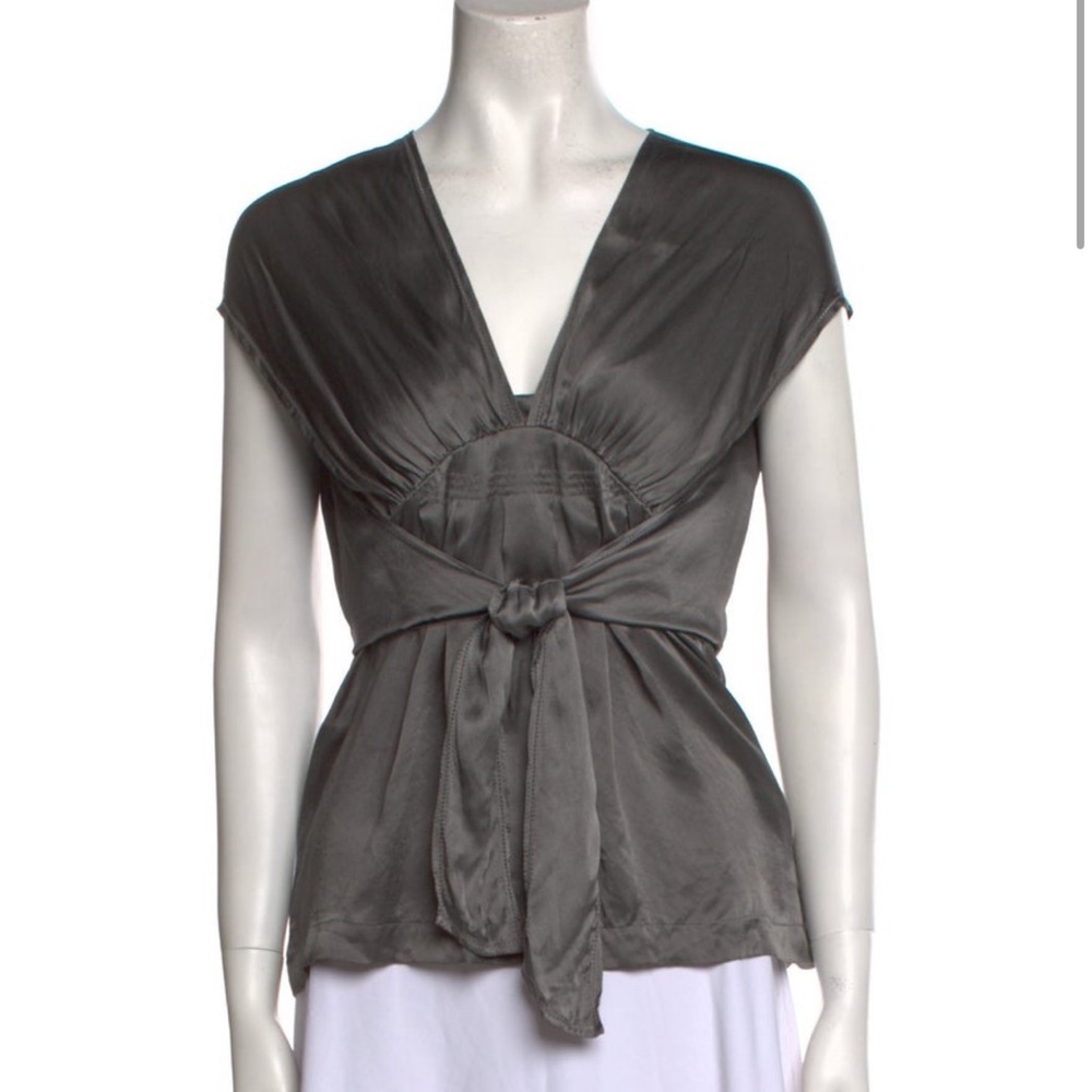 See By Chloe Charcoal Blouse